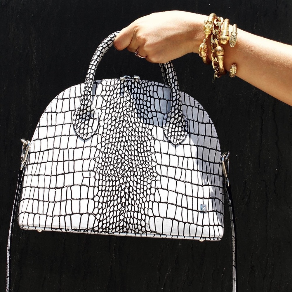 Carolina Crowley Luxury textured leather purse